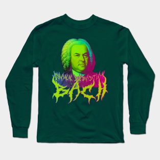 Bach Metal Tie Dye - Johann Sebastian Bach Psychedelic Graphic 2 Long Sleeve T-Shirt